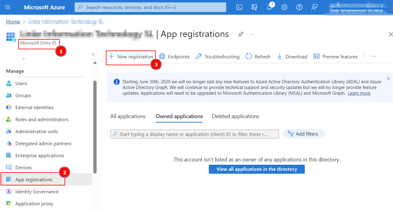 Azure Active Directory -> APP registrations -> Select Application