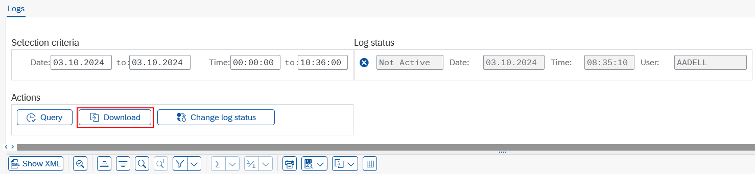 Download full query