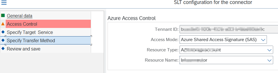 Cxlink Datalakes - Azure Shared Access Signature (SAS)