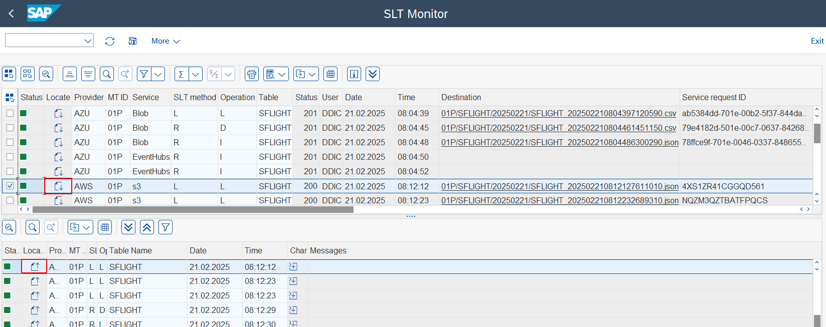 Log Monitor Locate