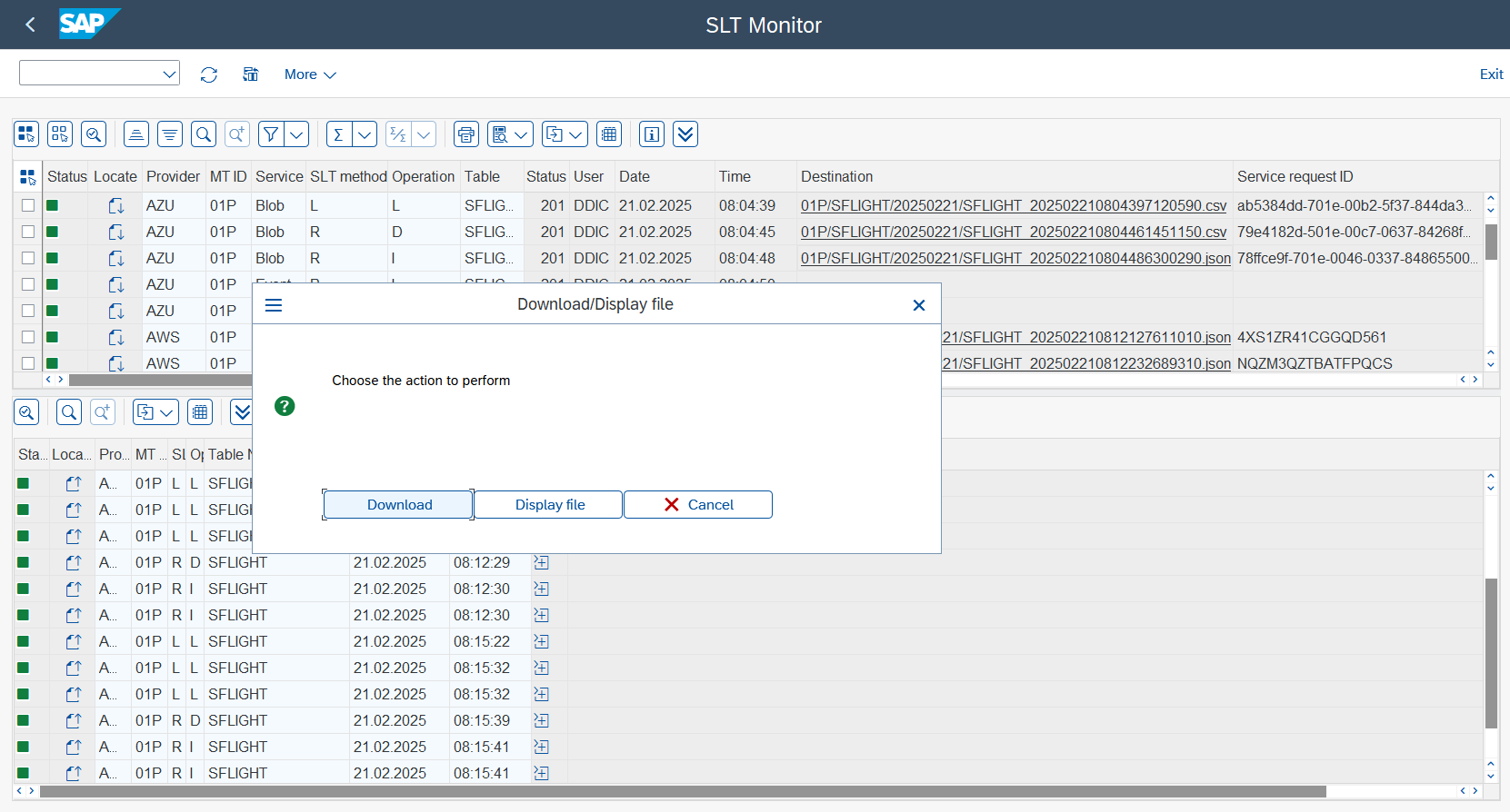 Log Monitor Show