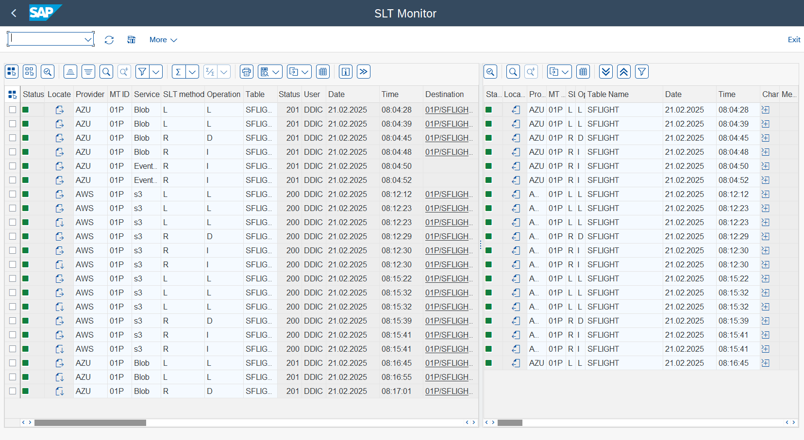 Log Monitor Vertical
