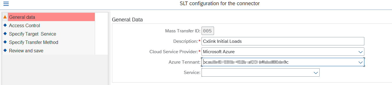 Cxlink Datalakes - New Config Azure