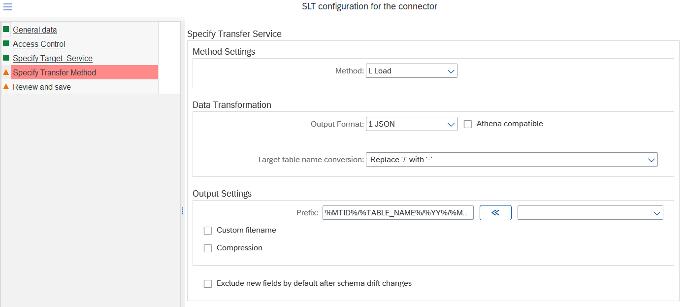 Cxlink Datalakes - New Config